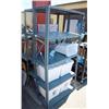 Image 1 : 2 Metal Shelves & Plastic Containers