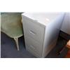 Image 1 : Lot of Cushioned Chair, File Cabinet & Board