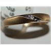 Image 1 : 10K Gold Diamond Band Ring