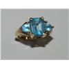 Image 1 : AAA Blue Topaz Hand Made Ladies Ring