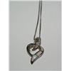 Image 1 : Heart Necklace (Silver Tone)