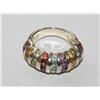 Image 1 : AAA Multicolor Gemstone Hand Made Ladies Ring