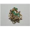 Image 2 : AAA Colombian Emerald & Diamonds Hand Made Ladies