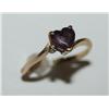 Image 1 : AAA Garnet Heart Design Ladies Ring