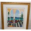 Image 1 : Framed Print Of House On Ocean View