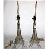 Image 3 : 2 Eiffel Tower Lamps 27" Tall