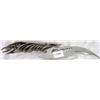 Image 2 : Lot-2 Stainless Steel Martial Arts Knives 1w/stand