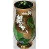 Image 3 : Bohemia Blown Art Glass Compote+Vase 22kt gold(2X)