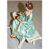 Image 2 : Signed Florence Ceramic  Victorian Woman Figurine