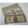 Image 1 : $5 Blue, Red Seal & Federal Reserve Notes Xs Money