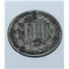 Image 2 : 1876 'Weak Date' Three Cent Silver Coin