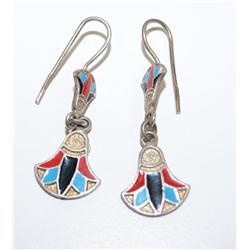 Egyptian Silver Earrings