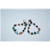 Image 1 : Old Navajo Sterling & Multi-Gemstone Earrings