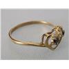 Image 2 : 10k Gold Double Heart Ring W/Sapphires