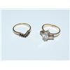 Image 1 : 18K Over Sterling Rings -2 Times Your Bid