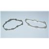 Image 1 : 2 Sterling Bracelets-Times the Bid