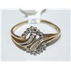 Image 1 : Diamonds Cluster Hand Made Ladies Ring