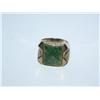 Image 1 : AAA Dark Green Jade Hand Made Men's Ring
