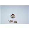 Image 1 : AAA Garnet Ring & Burmese Ruby Earrings-X's$$$