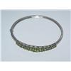 Image 1 : AAA Peridot Hand Made Bangle Ladies Bracelet