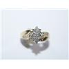 Image 1 : Diamonds Cocktail Cluster Hand Made Ladies Ring