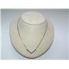 Image 1 : Diamonds "V" Shape Design Hand Made Ladies Necklac