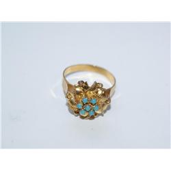 AAA Turquoise Vintage Hand Made Ladies Ring