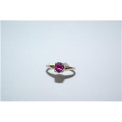 AAA Burmese Ruby Vintage Hand Made Ladies Ring