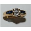 Image 1 : AAA Cashmere Sapphire & Diamonds Hand Made Ring