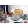 Image 2 : 2 Boxes of Misc. Silverware, Glass Display Case,