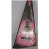 Image 1 : Pink Acoustic Guitar 38" Long