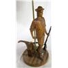 Image 3 : Wooden Lamp of a Man w/ a Shade 40" Tall