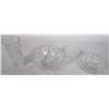 Image 1 : Lot of 2 Crystal Bowls, a Bowl w/ a Lid on It, & a