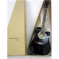 Black Huntington Acoustic Guitar