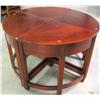 Image 1 : 4 Corner Tables into 1 Round Table