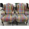 Image 1 : Set of 2 Wingback Chairs