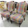 Image 2 : Set of 2 Wingback Chairs