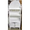 Image 1 : White Wicker Shelf