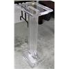 Image 1 : Haziza Clear Pedestal Approx. 36" Tall