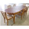 Image 1 : Vintage Table w/ 2 Leafs & 6 Chairs