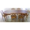 Image 4 : Vintage Table w/ 2 Leafs & 6 Chairs