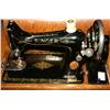 Image 2 : Singer Sewing Machine In Wooden Case