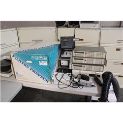 2 Printers And Misc. Lab Equipment