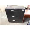 Image 1 : Black 3 Drw. Lateral File Cabinet