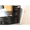 Image 1 : Black 4 Drw. Vertical File Cabinet