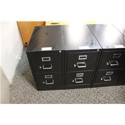 Black 2 Drw. Vertical File Cabinet