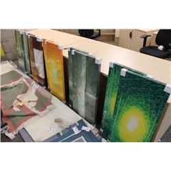 12 Original Oil On Canvass Paintings