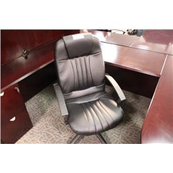 Black Highback Executive Leather Chair