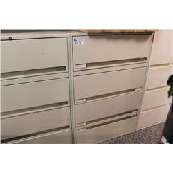 Beige 4 Drw. Lateral File Cabinet