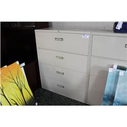 Steelcase 4 Drw. Lateral File Cabinet